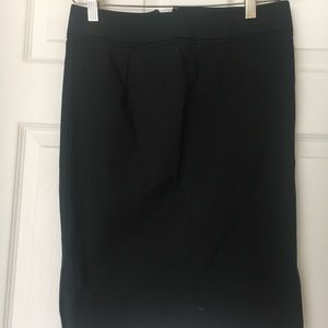Black pencil skirt